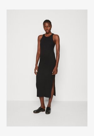 Abito Maxi Coordinato Mamma E Figlia OMZIN - Stampa Floreale, Senza Maniche, Con Tasche