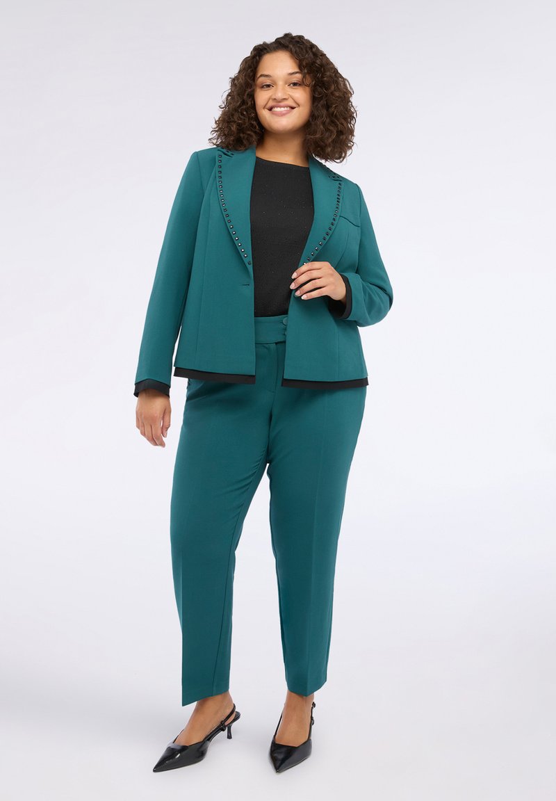 Fiorella Rubino Pantaloni ottanio/petrolio