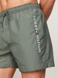 Tommy Hilfiger ORIGINAL MEDIUM DRAWSTRING - Short de bain - stonewash green