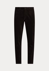 STRETCH STRAIGHT FIT CORDUROY TROUSER - Pantaloni - black