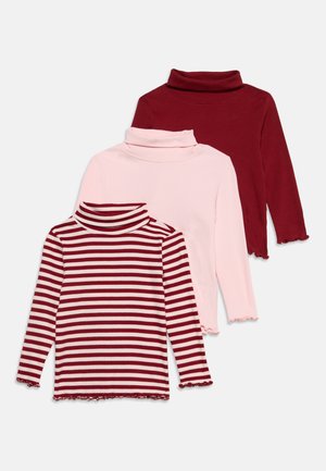 Friboo by Zalando, 3 PACK - Camiseta de manga larga - red/light pink