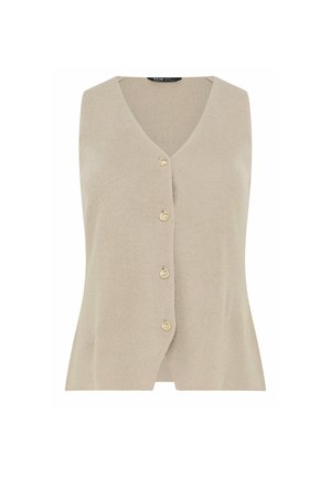 Yours Clothing, Vest - natural