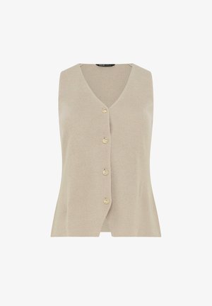 Yours Clothing, Chaleco - natural
