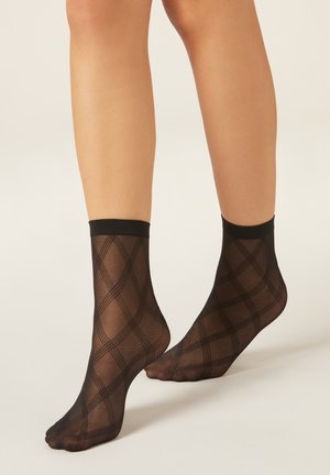 ECO MESH - Socken - schwarz black eco diamond