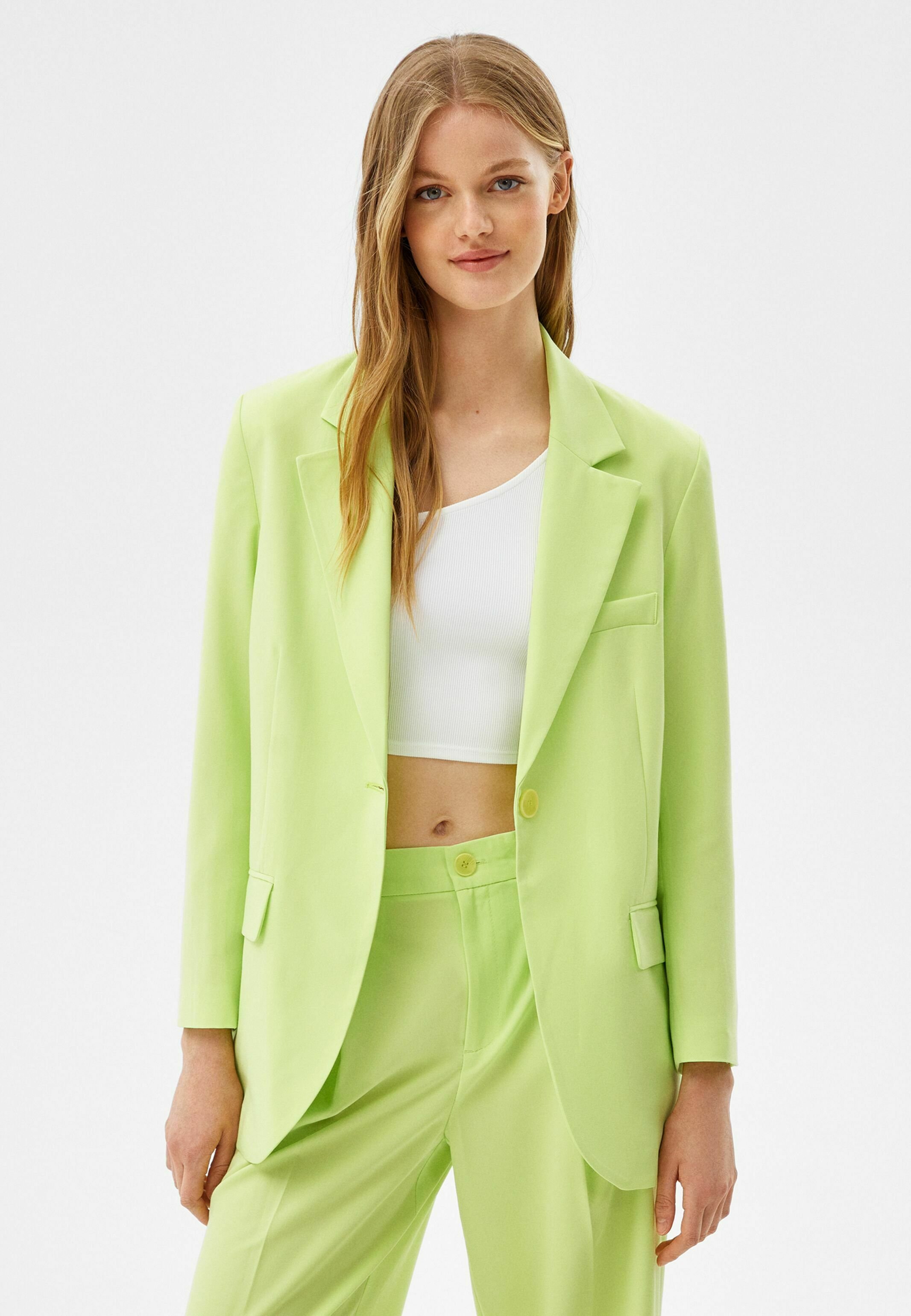 Bershka CROSSOVER - Blazer - green/groen - Zalando.nl