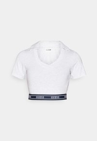 NEW ALINE TOP  - T-shirts print - heather stone white