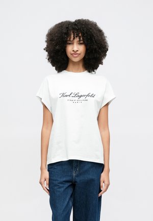 SIGNATURE - Μπλουζάκι με στάμπα - white