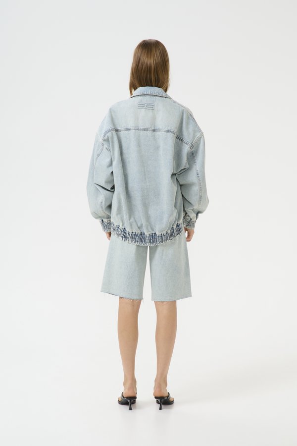 ASHER - Denim jacket - mid acid wash2