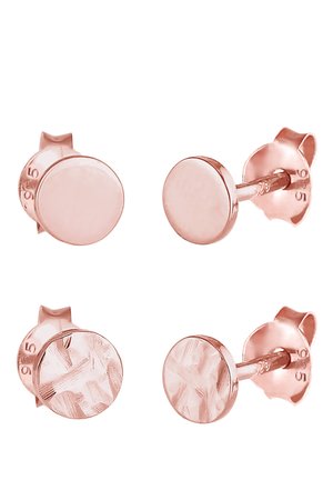 2 PACK BASIC DESIGN - Earrings - rose gold-coloured