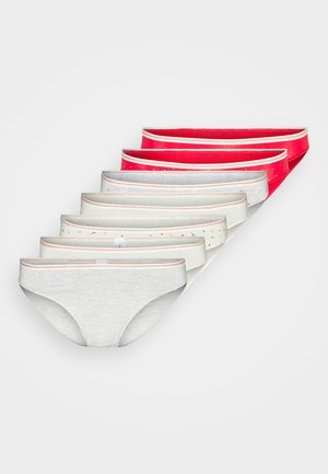 BRASILIEN BRIEF LES PETITES 7 PACK - Braguitas - red