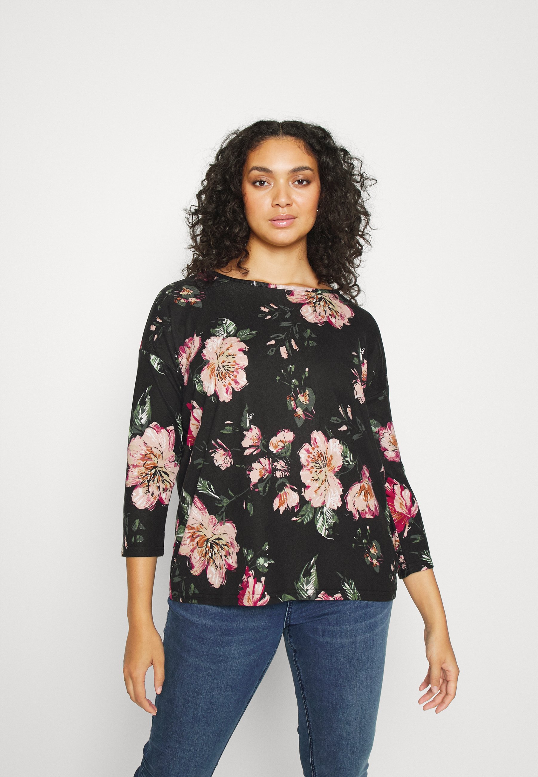 ONLY Carmakoma CARALBA - Trui - black/zwart - Zalando.nl