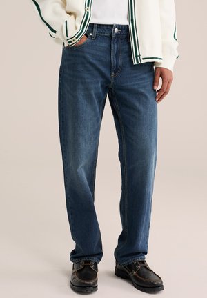 WE Fashion, BLUE RIDGE - Jean droit - dark blue