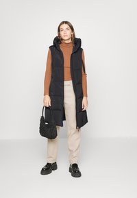 Mos Mosh SQUARE WAISTCOAT - Vesta - black
