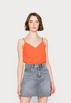 Vero Moda VMPRETTY SINGLET - Top - cherry tomato