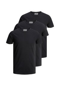 3 PACK O-NECK - T-Shirt basic - black/black/black