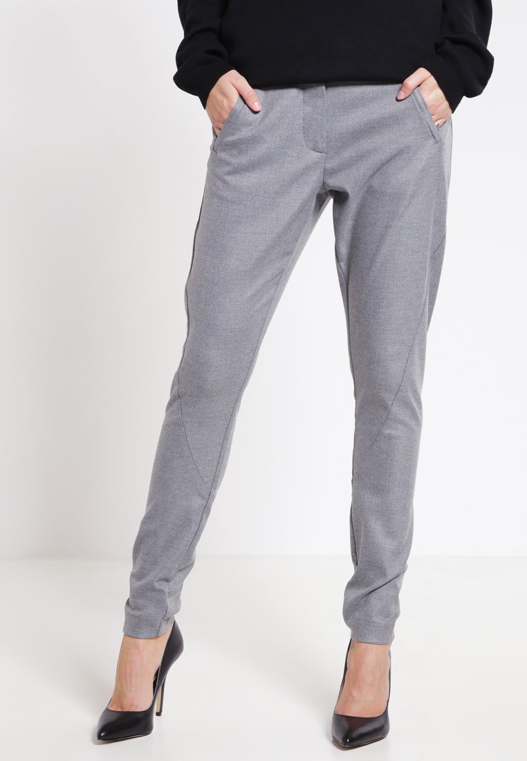 Fiveunits ANGELIE Bukse melange theory Zalando.no Fiveunits ANGELIE - Bukse - grey melange