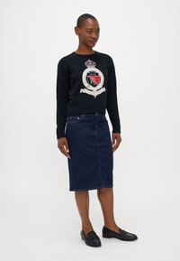 Lauren Ralph Lauren Petite RIEDNEE LONG SLEEVE - Vesta - black multi