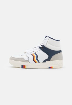 BASKET 90’ LOGO MID UNISEX - Sapatilhas de cano alto - white/blue