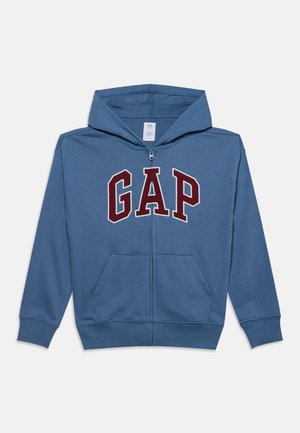GAP, HERITAGE - Суитшърт с цип - bainbridge blue