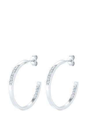 SPARKLING ELEGANCE - MIT KRISTALLEN VON SWAROVSKI® - Ohrringe - silberfarben