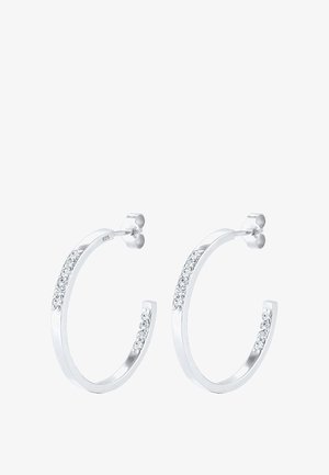 Elli SPARKLING ELEGANCE - MIT KRISTALLEN VON SWAROVSKI® - Ohrringe - silberfarben