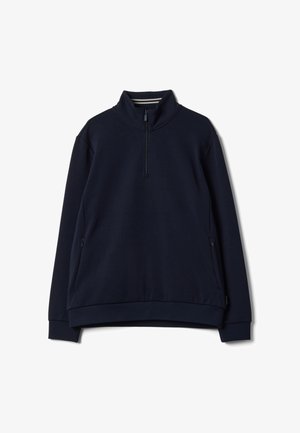 PIOMBO, HALF-ZIP JACKET - Sudadera - navy blue