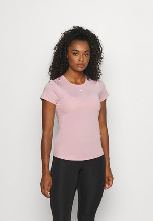 SS SLIM - Basic T-shirt - pink glaze/white