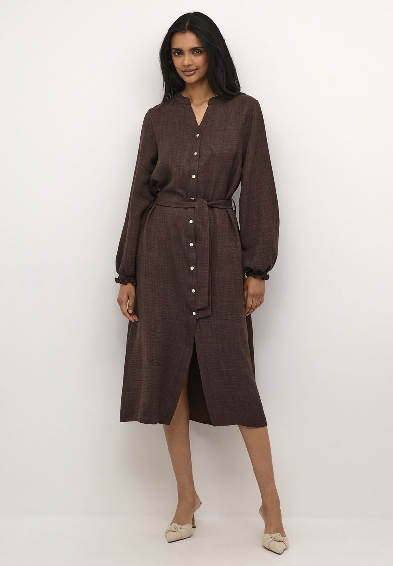 Kaffe ELLEN - Shirt dress - java cc