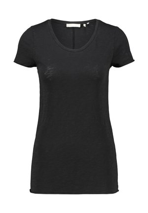 Rich & Royal, CREW NECK SLUB - T-shirt basic - schwarz