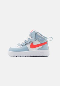 Nike Sportswear FORCE 1 EASYON UNISEX - High-top trainers - light armory blue/bright crimson/white