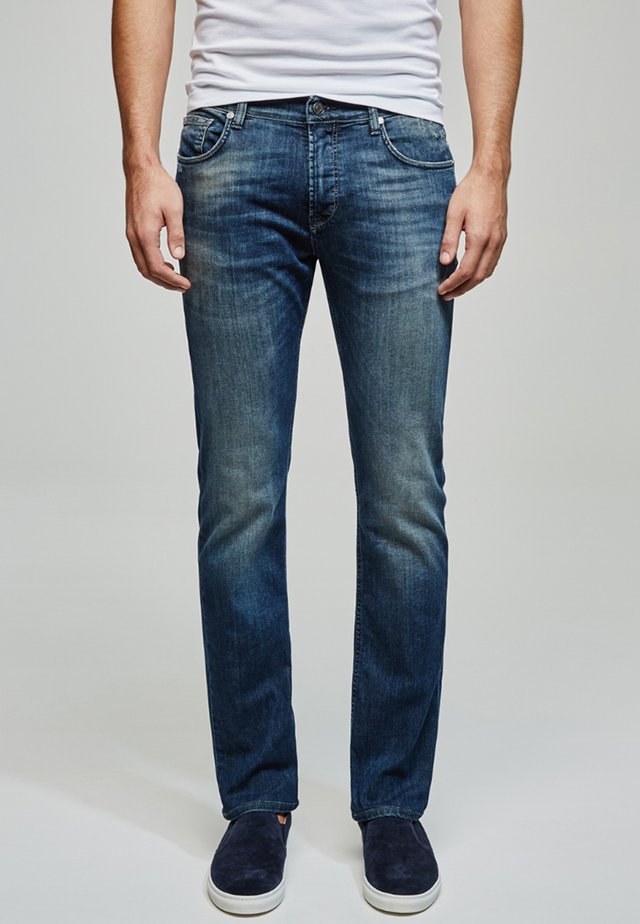 JOHN - Jeans a sigaretta - darkblue denim