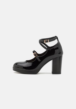 Platåpumps - black