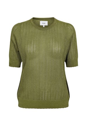 Nümph, NUMISLA PULLOVER - T-shirt imprimé - calla green