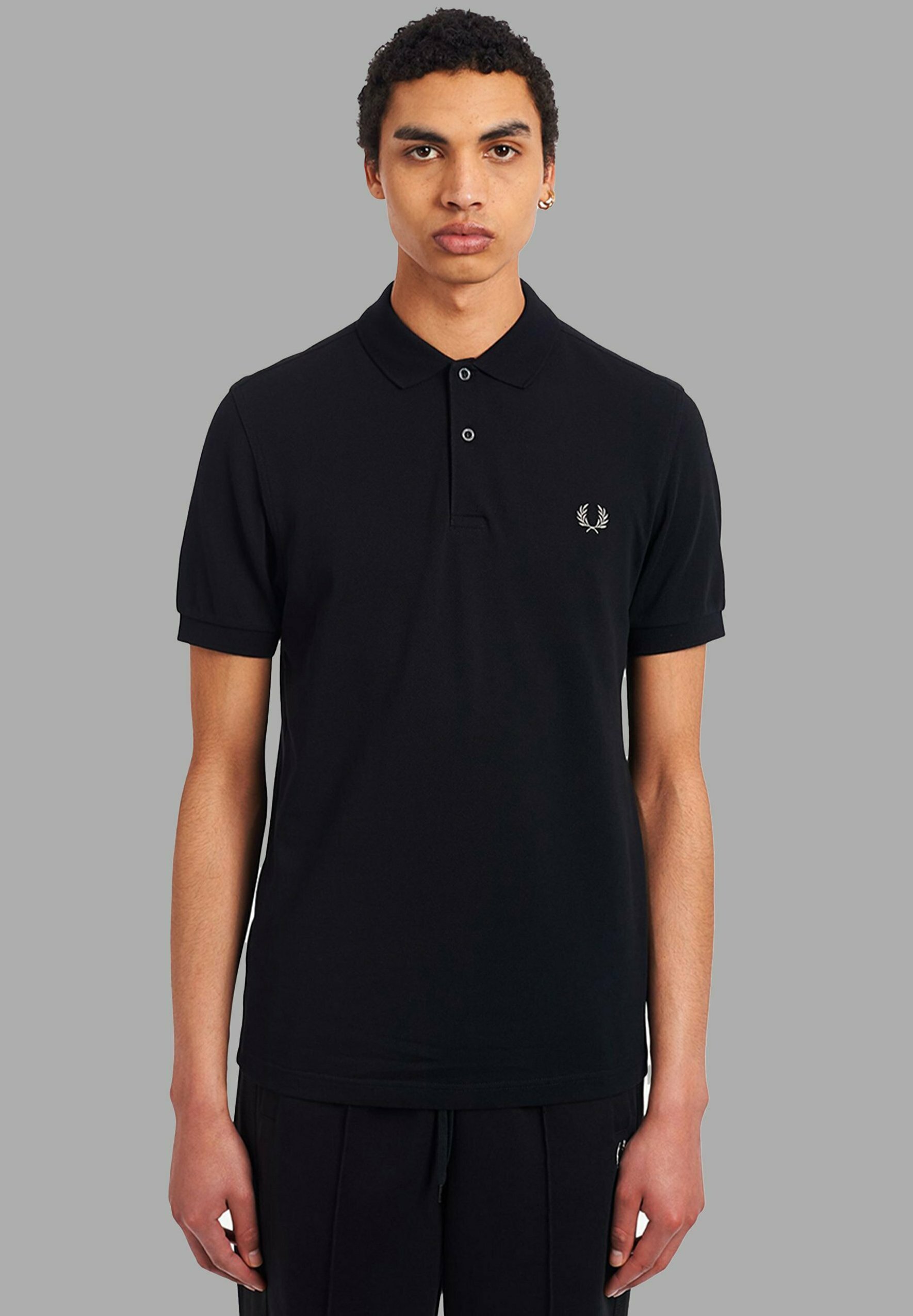 Fred Perry MANGA CORTA Polo black/negro