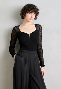 Morgan Langarmshirt - noir
