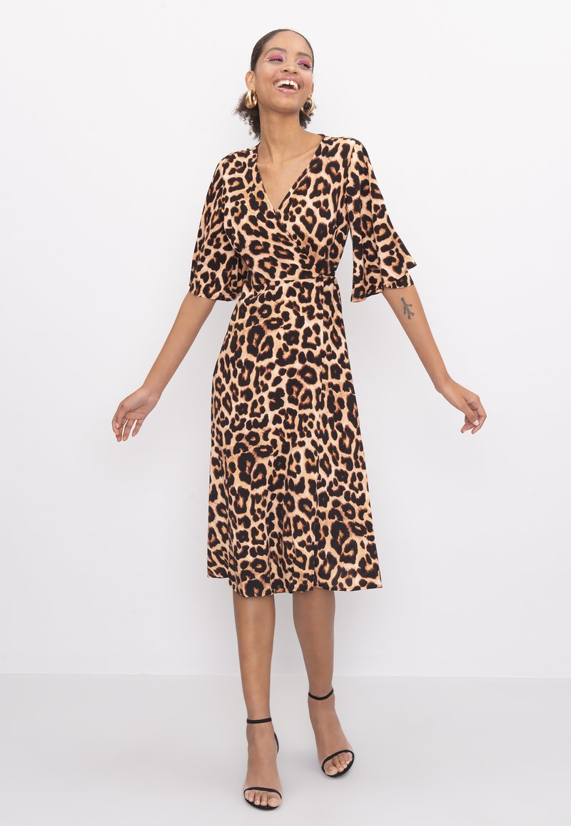 Damen Freizeitkleider | BSL ENID Freizeitkleid brown/mehrfarbig - GJ31473 Damen Freizeitkleider | BSL ENID Freizeitkleid brown/mehrfarbig - GJ31473