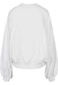 Urban Classics OVERSIZED TRIANGLE CREW NECK - Melegítőfelső - white