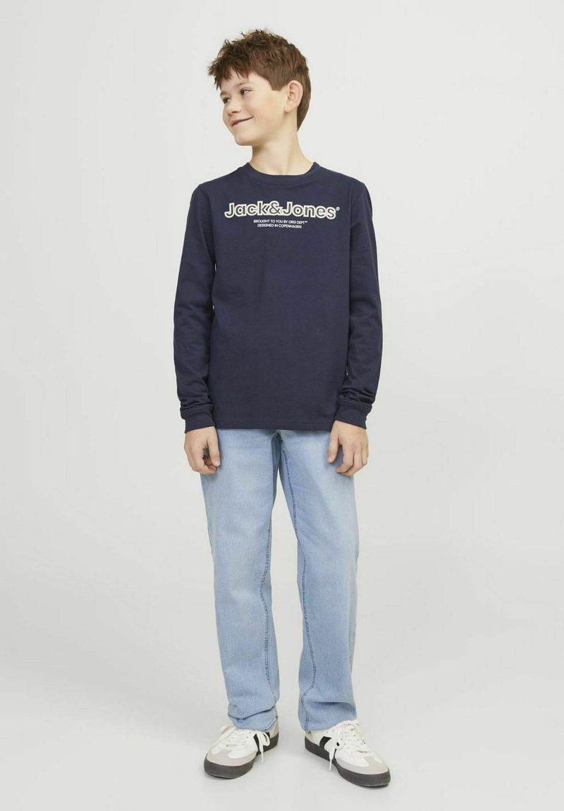 Jack & Jones Junior - CLARK STRETCH - Karcsúsított farmerek - blue denim, Nagyítás