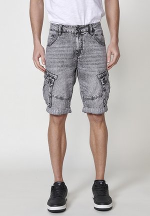 BERMUDA - Jeans Shorts - denim gris   grey denim