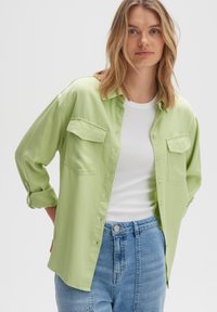 OPUS FAPPEL - Button-down blouse - avocado
