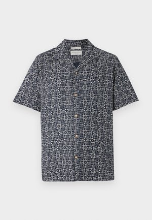 TOM TAILOR COMFORT PRINTED SHIRT - Skjorta - navy