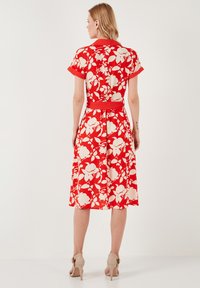 LELA REGULAR FIT - Kreklkleita - ecru red