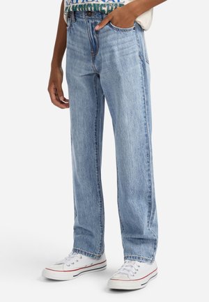Abercrombie & Fitch LOOSE FIT  - Džínsy s rovným strihom - blue denim