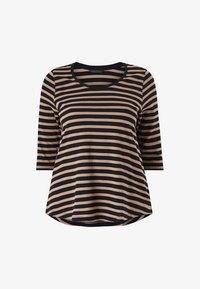 Unausgewählt, schwarz braun gestreift