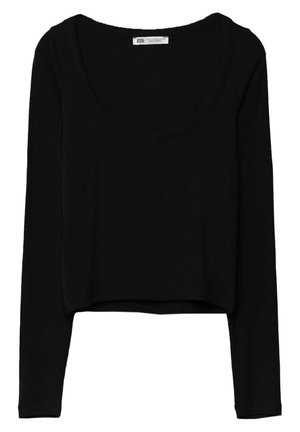 Stradivarius Striktrøje - black