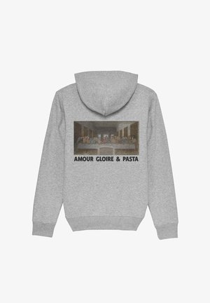 AMOUR GLOIRE PASTA - Hoodie - mottled grey