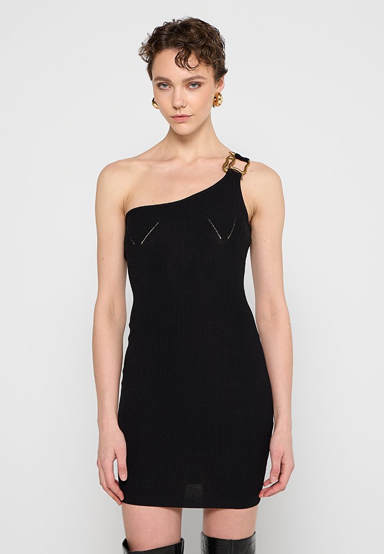 Just Cavalli Gebreide jurk zwart