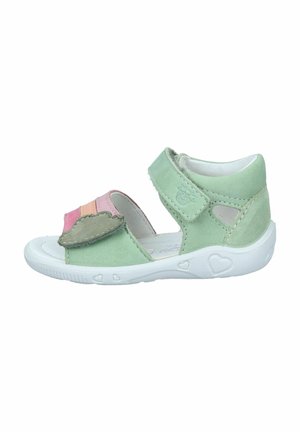 SANDALEN TIA - Walking sandals - avocado peach