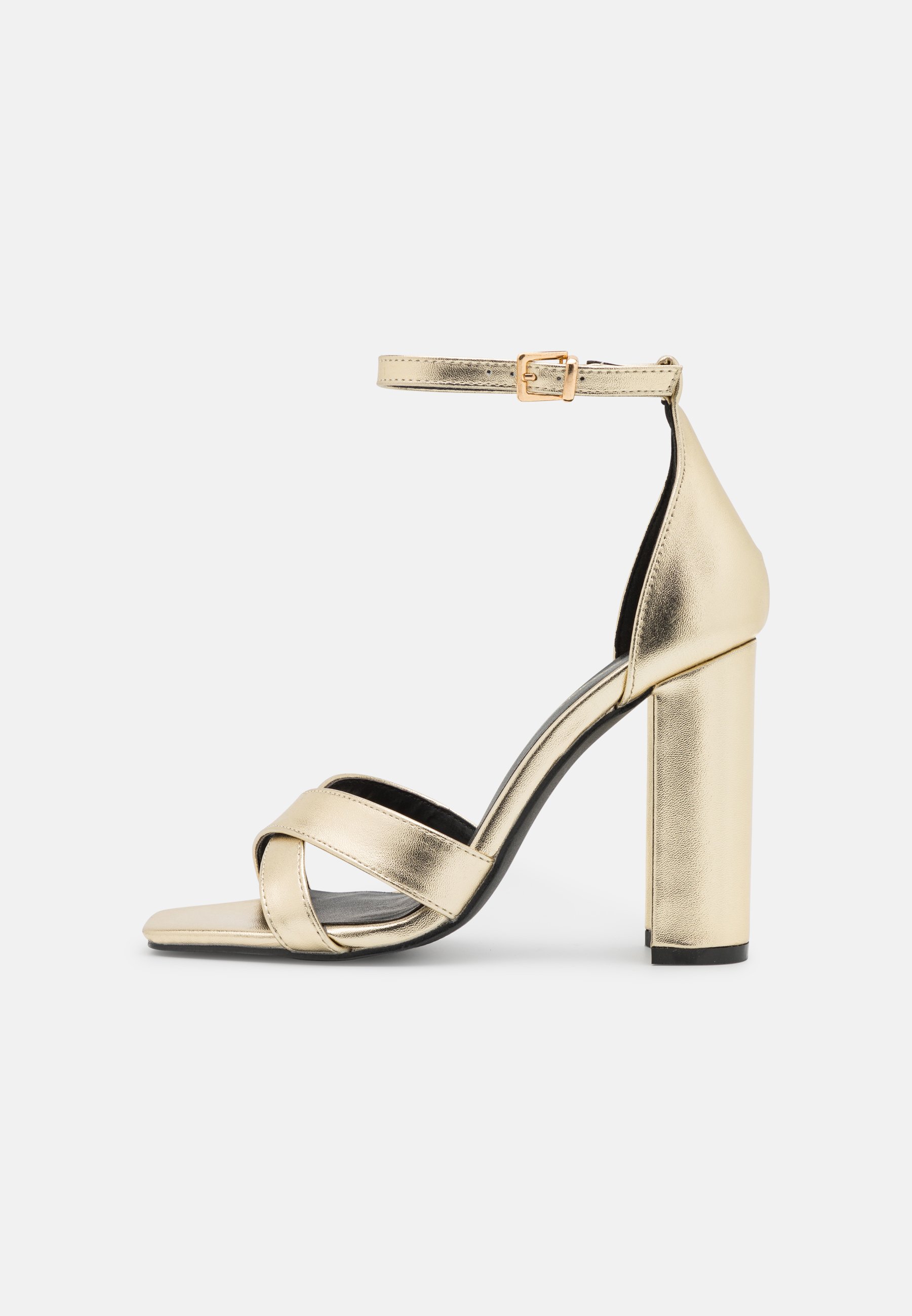 Even\u0026Odd Sandalen met hoge hak - gold-coloured/goudkleurig - Zalando.be