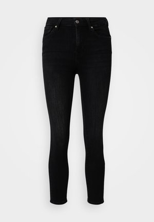 ONLY Petite ONLPOWER MID PUSH UP - Jeans Skinny - washed black